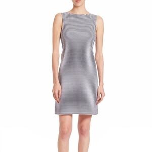 Theory Mivrill Sail Striped Sleeveless Sheath Dress